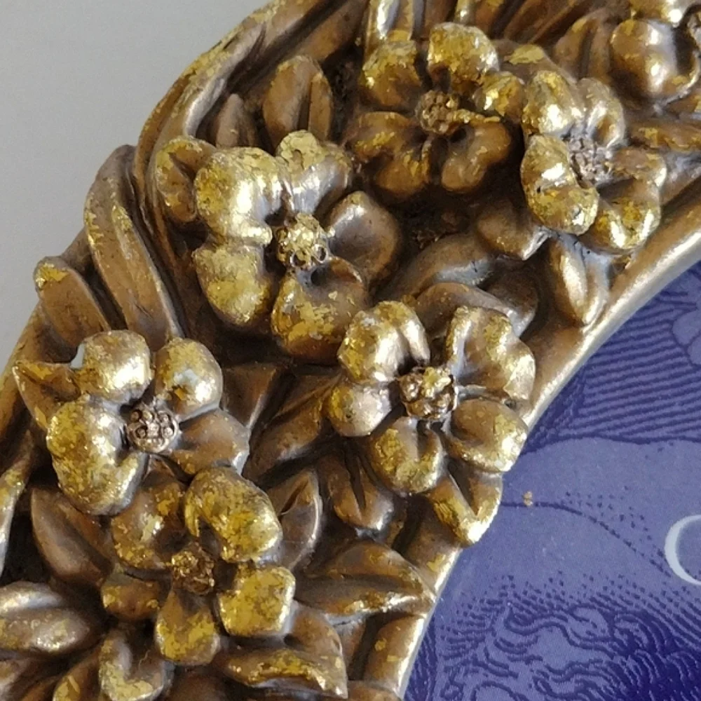 Christopher Radko Starad Angelica Collection 3D Gold Cherub Frame 3.5x5